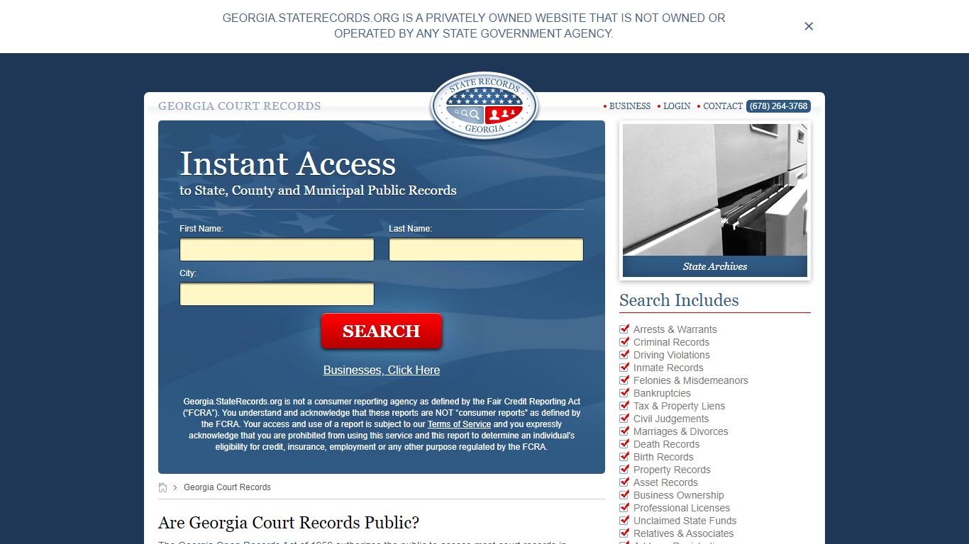 Georgia Court Records | Georgia.StateRecords.org